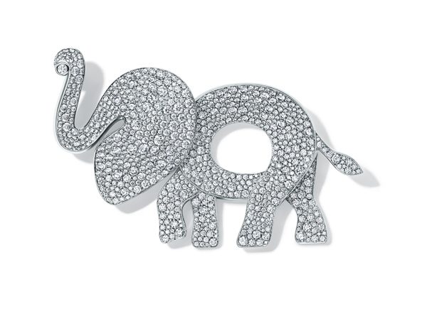TCO Elephant Brooch